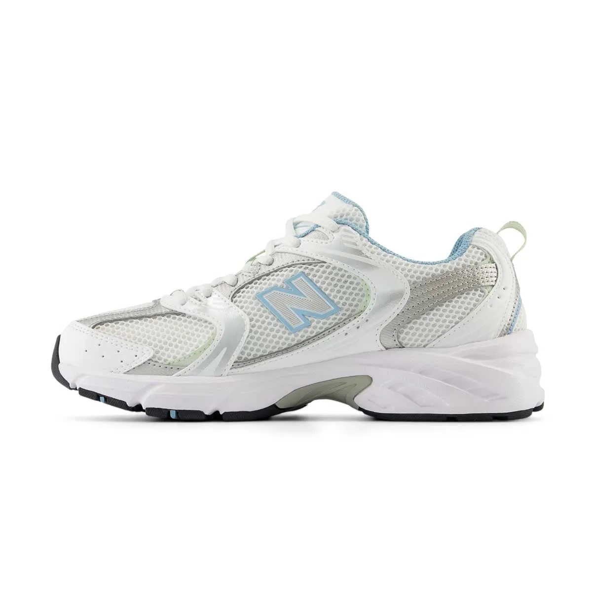 530 'White Silver Metallic Blue'