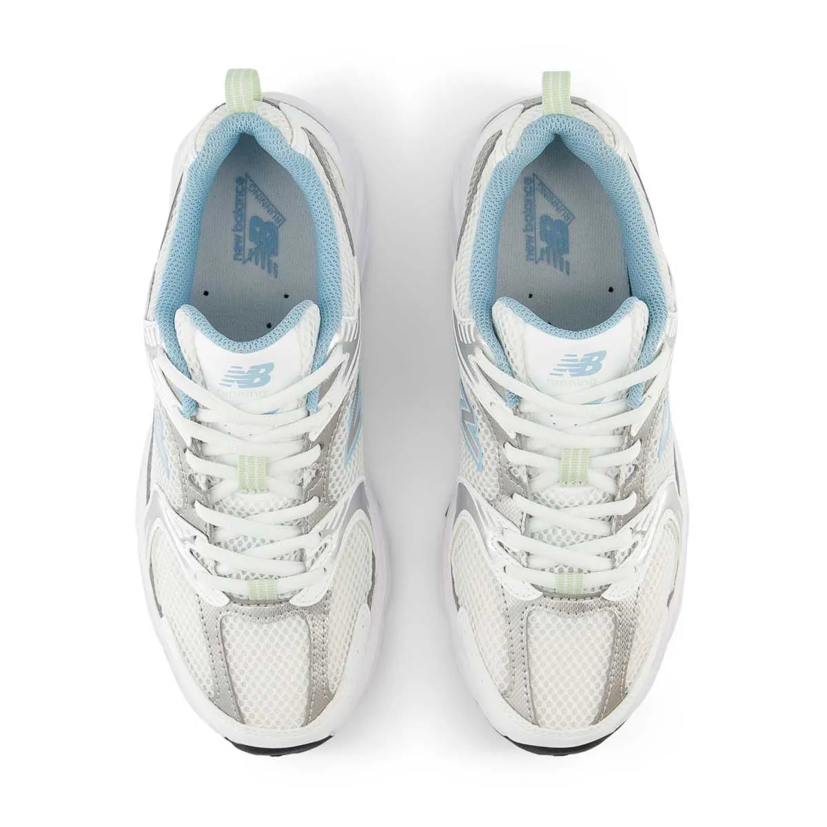 530 'White Silver Metallic Blue'
