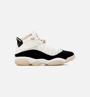 6 Rings Mens Lifestyle Shoe - Black/White/Fossil Stone