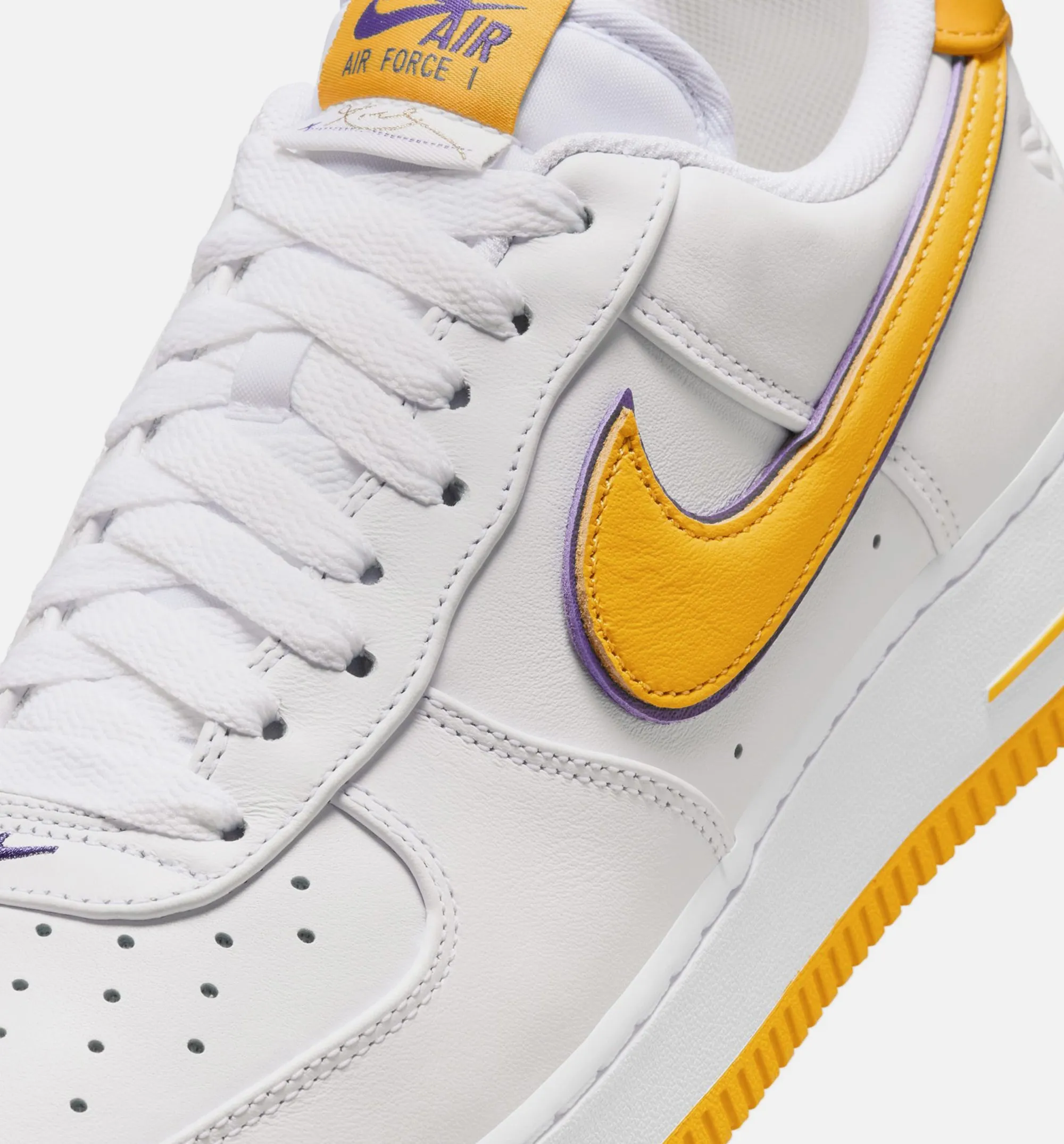 Air Force 1 Low Kobe Bryant Lakers Mens Lifestyle Shoe - White/Varsity Maize/Varsity Purple