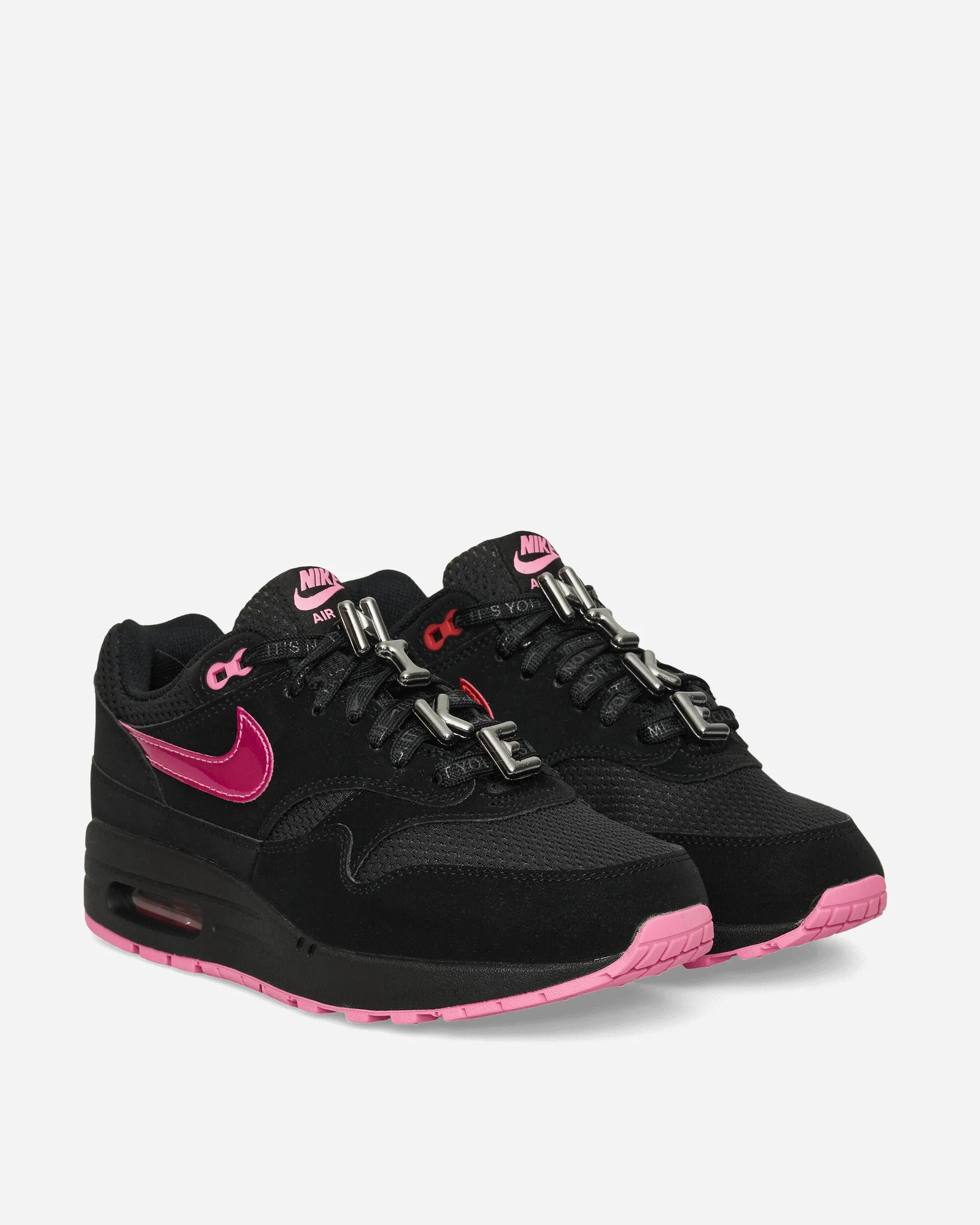Air Max 1 Premium Sneakers Black / Playful Pink