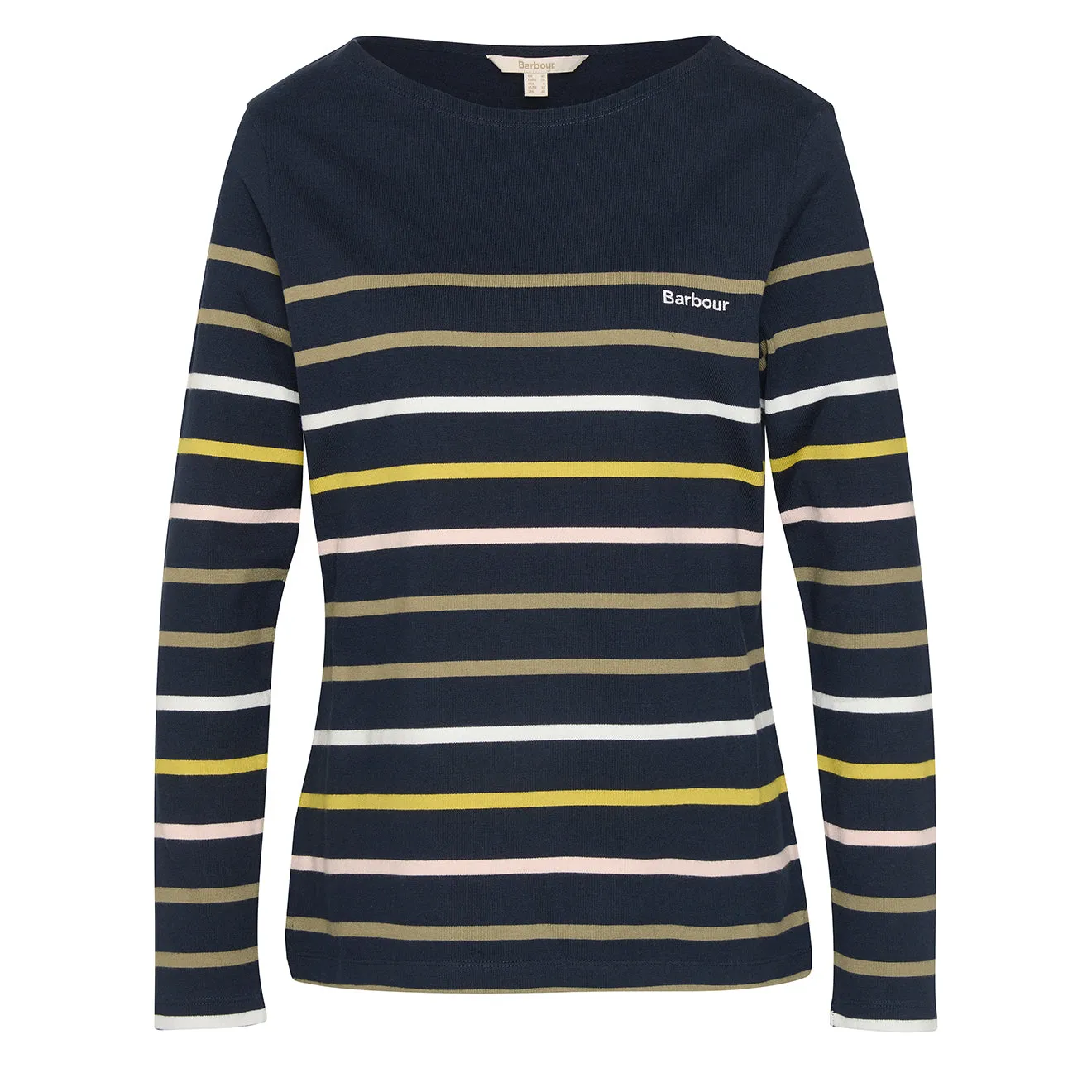Barbour Womens Hawkins Top Navy Stripe