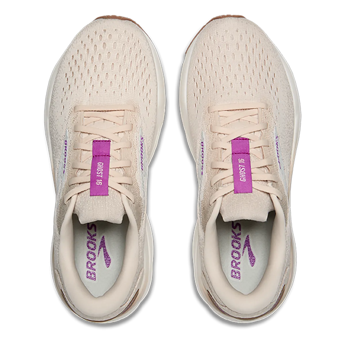 Brooks Ghost 16 - Almond Peach - Coconut - Purple