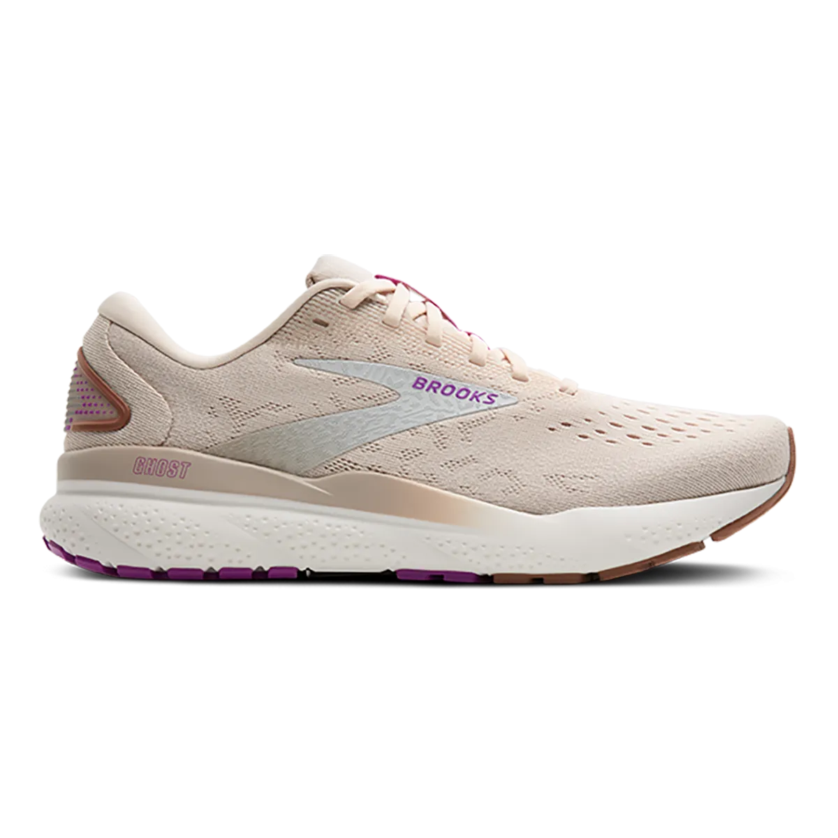 Brooks Ghost 16 - Almond Peach - Coconut - Purple