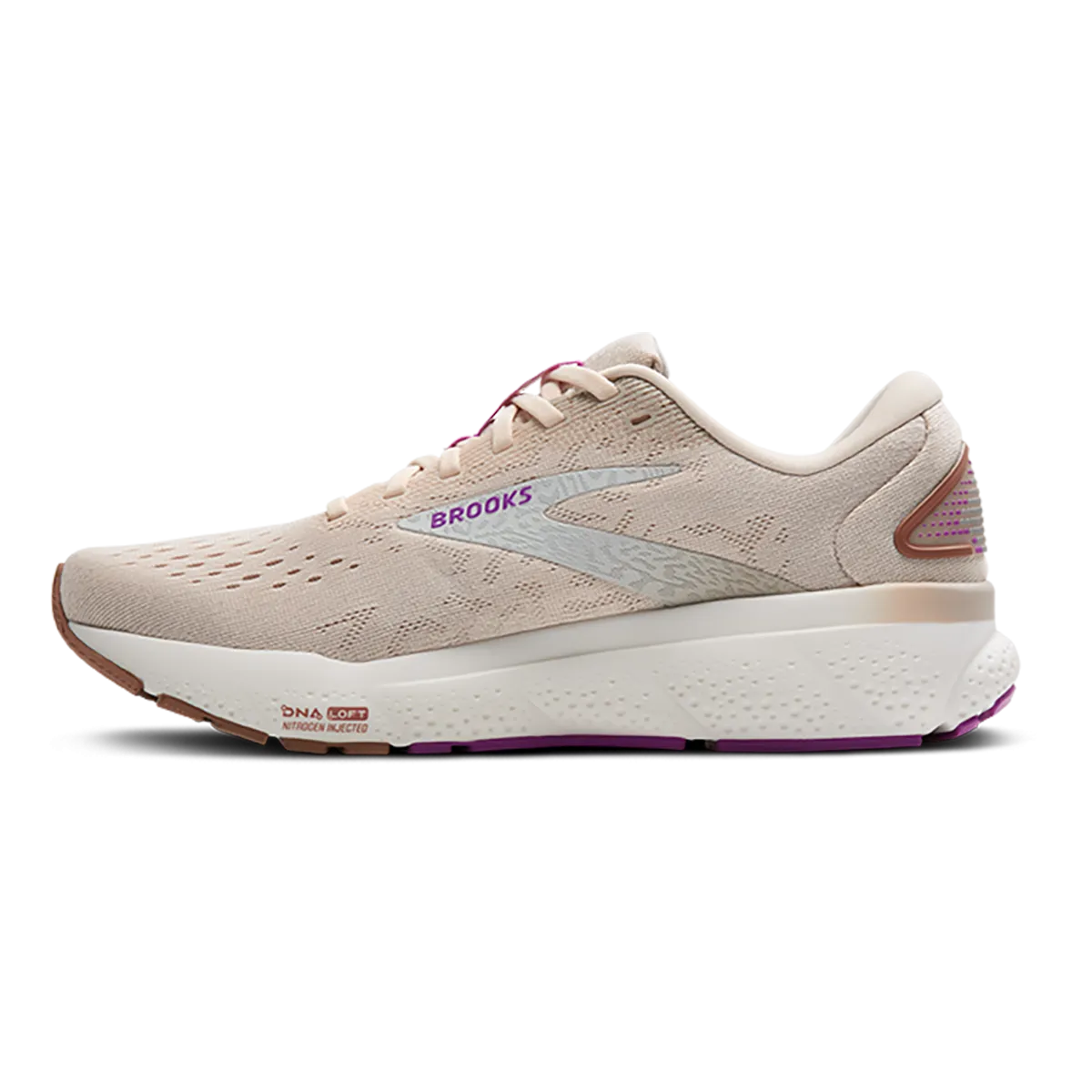 Brooks Ghost 16 - Almond Peach - Coconut - Purple