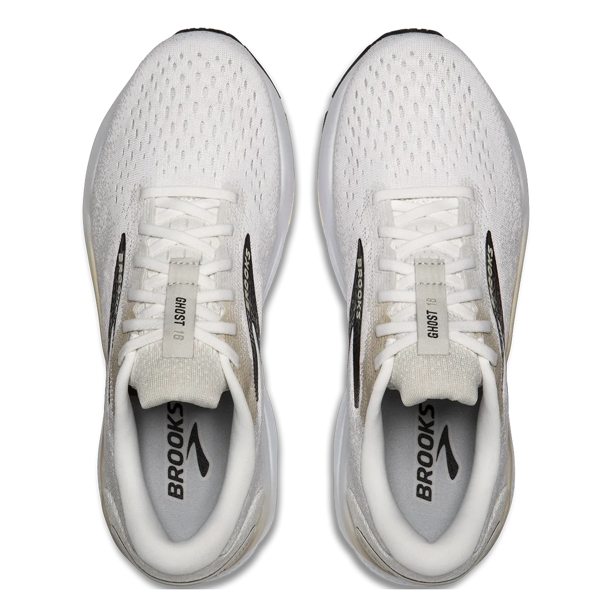 Brooks Ghost 16 - White - Cream - Pink