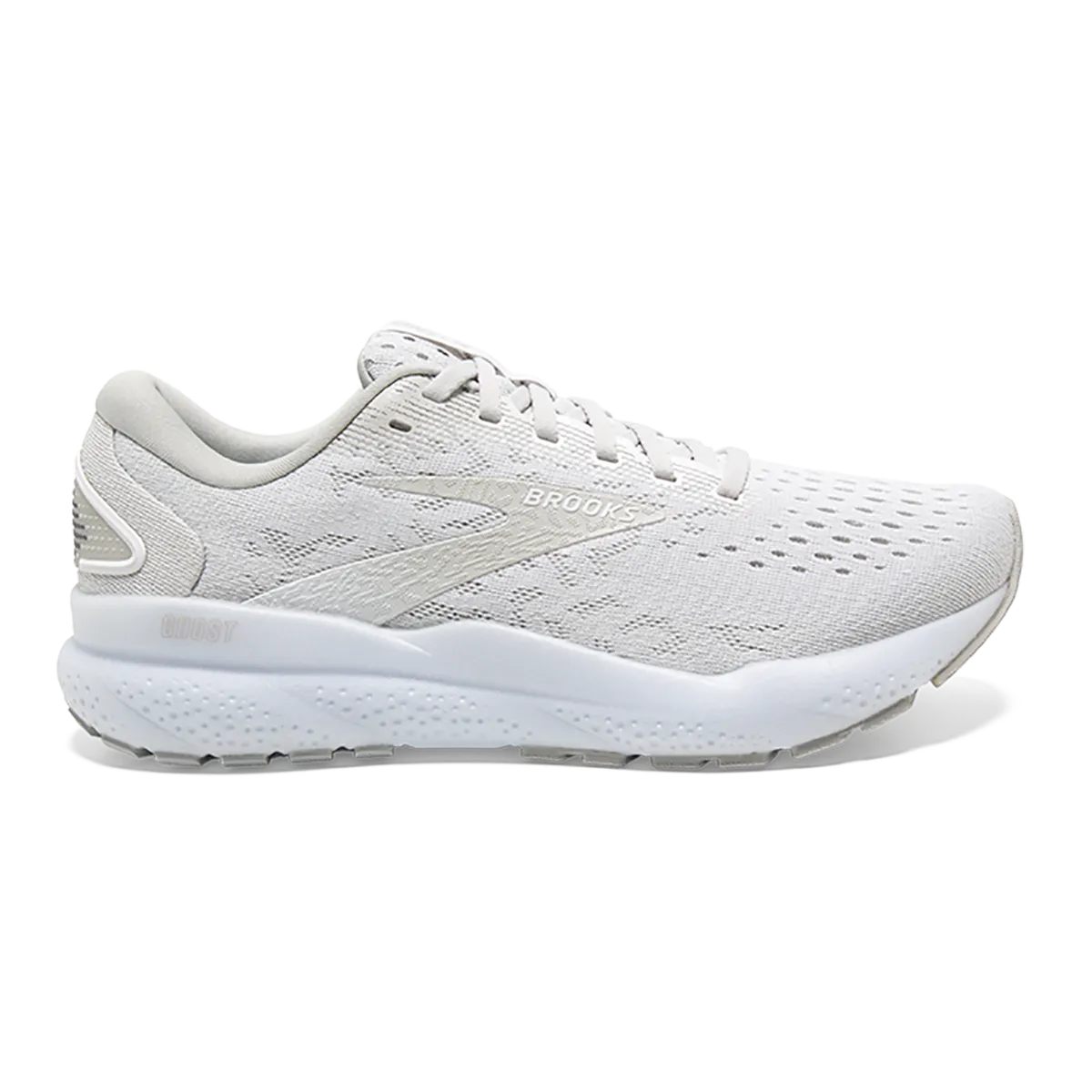 Brooks Ghost 16 - White - White - Grey