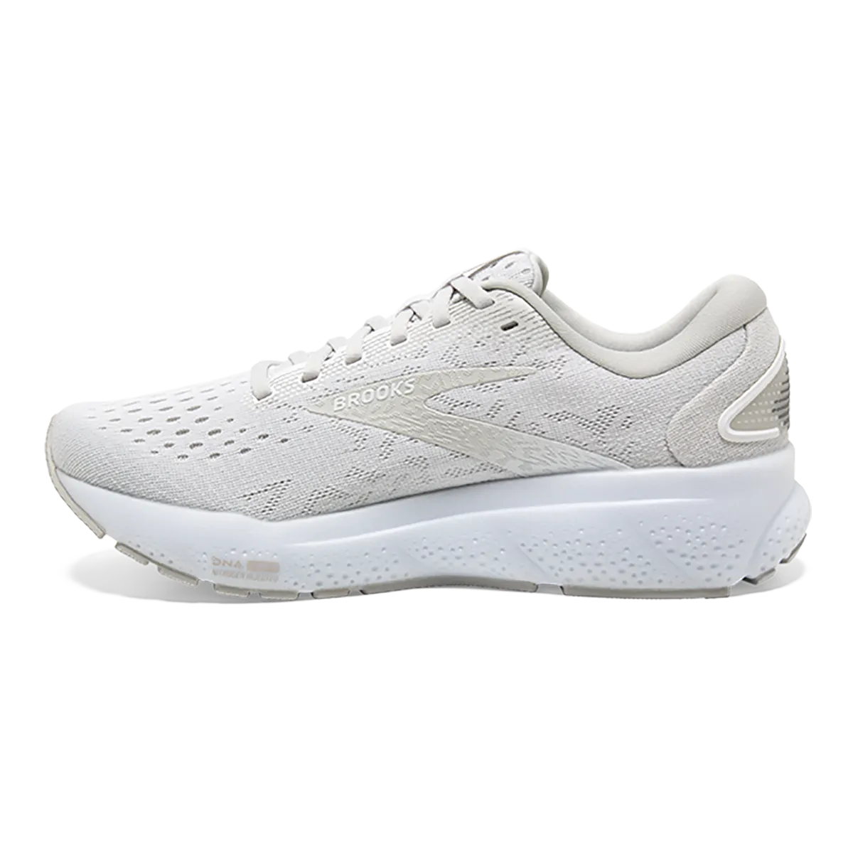 Brooks Ghost 16 - White - White - Grey