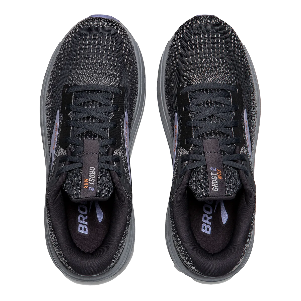 Brooks Ghost Max 2 - Ebony - Sweet Lavender - Alloy