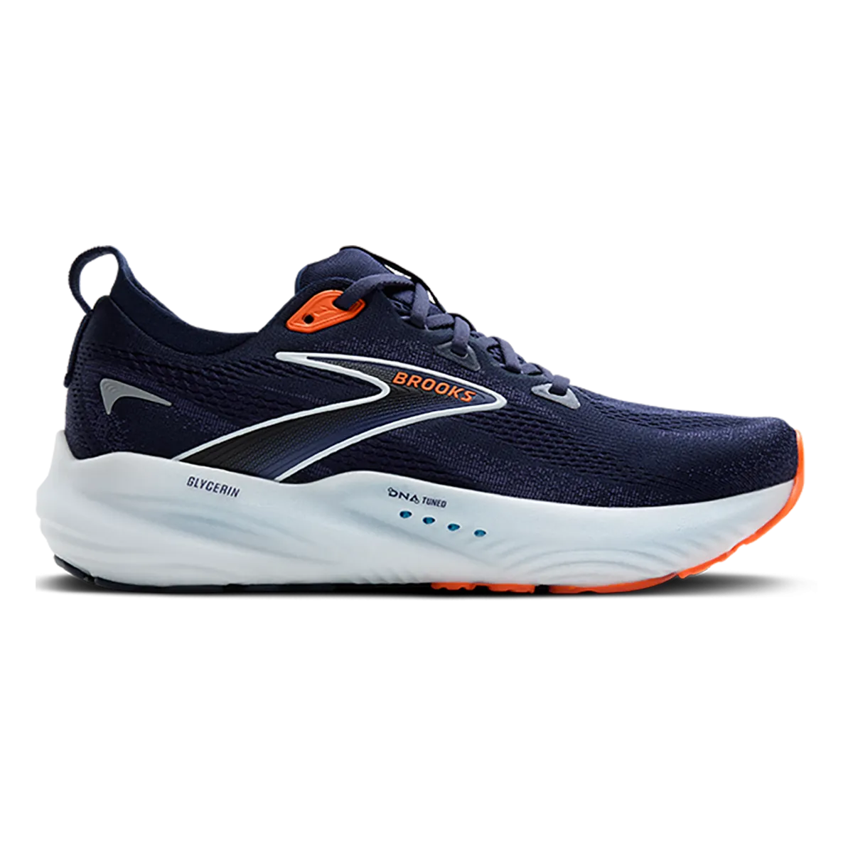 Brooks Glycerin 22 Peacoat - Blue Ribbon - Orange