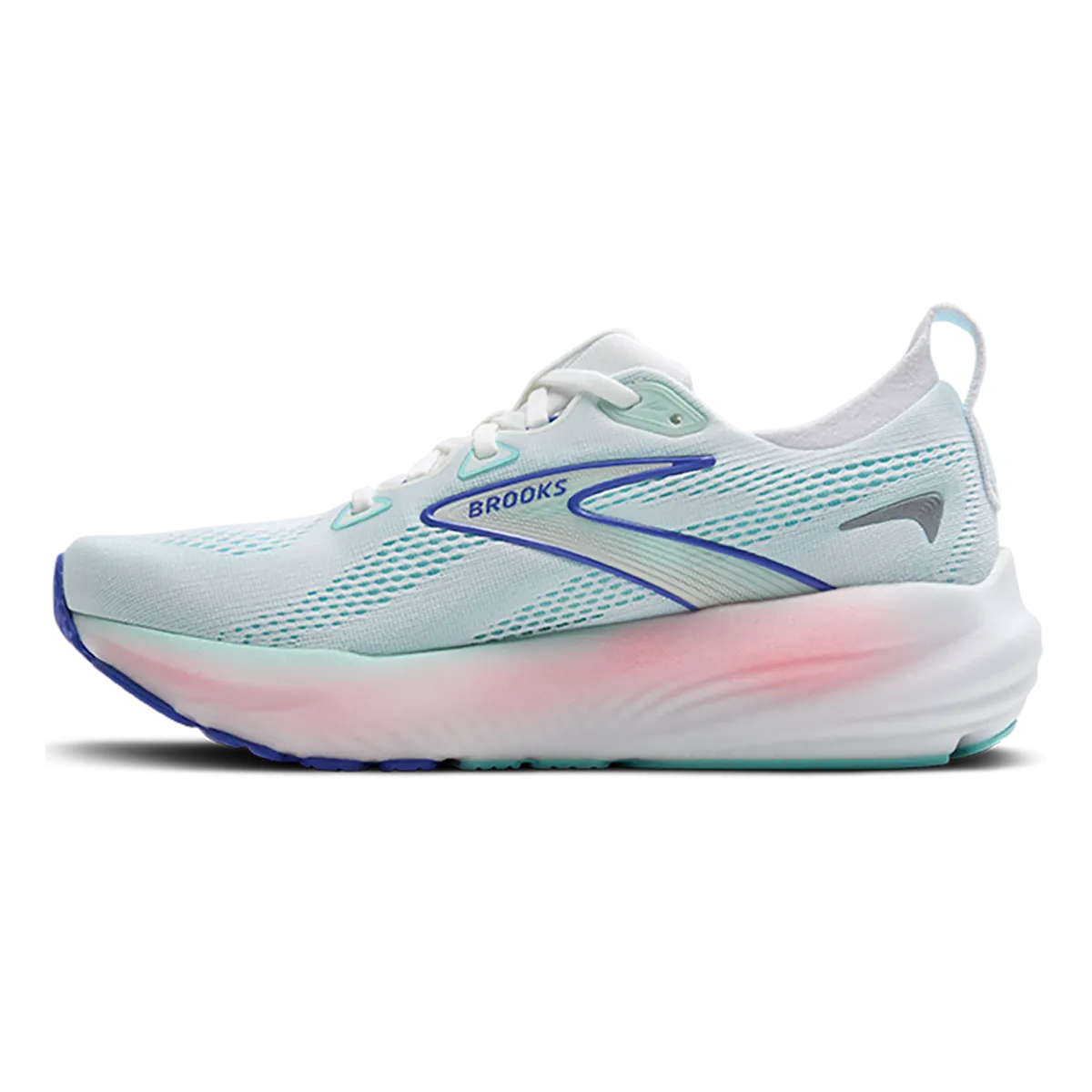 Brooks Glycerin 22 White - Limpet Shell - Amparo Blue