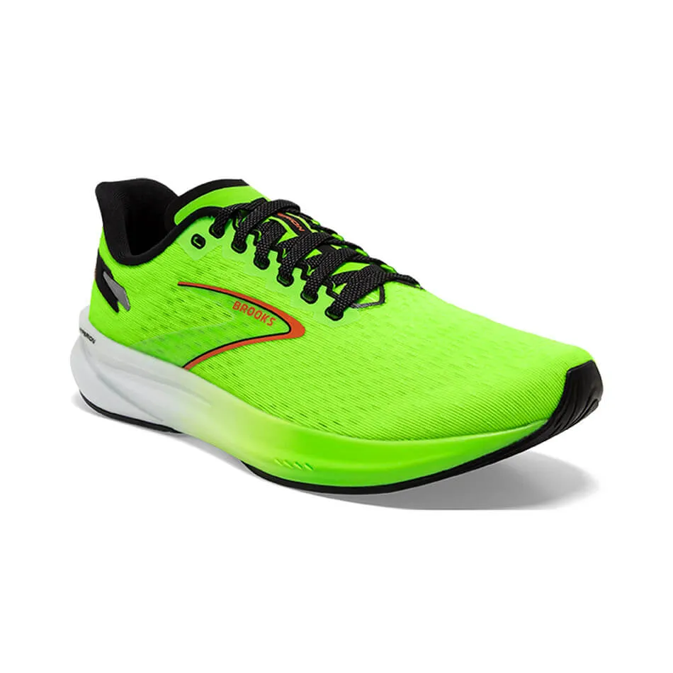 Brooks Men's Hyperion Running Shoes in Green/White AW23