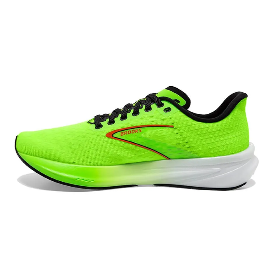 Brooks Men's Hyperion Running Shoes in Green/White AW23
