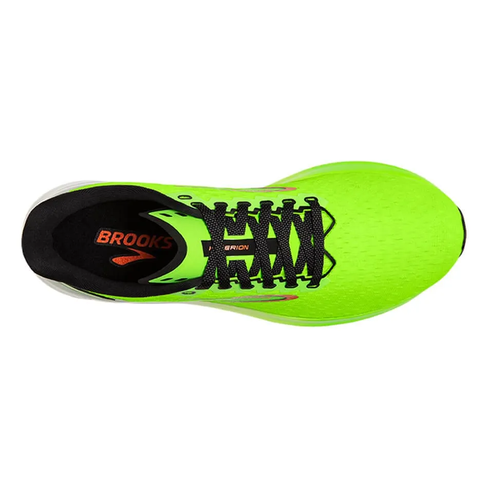 Brooks Men's Hyperion Running Shoes in Green/White AW23