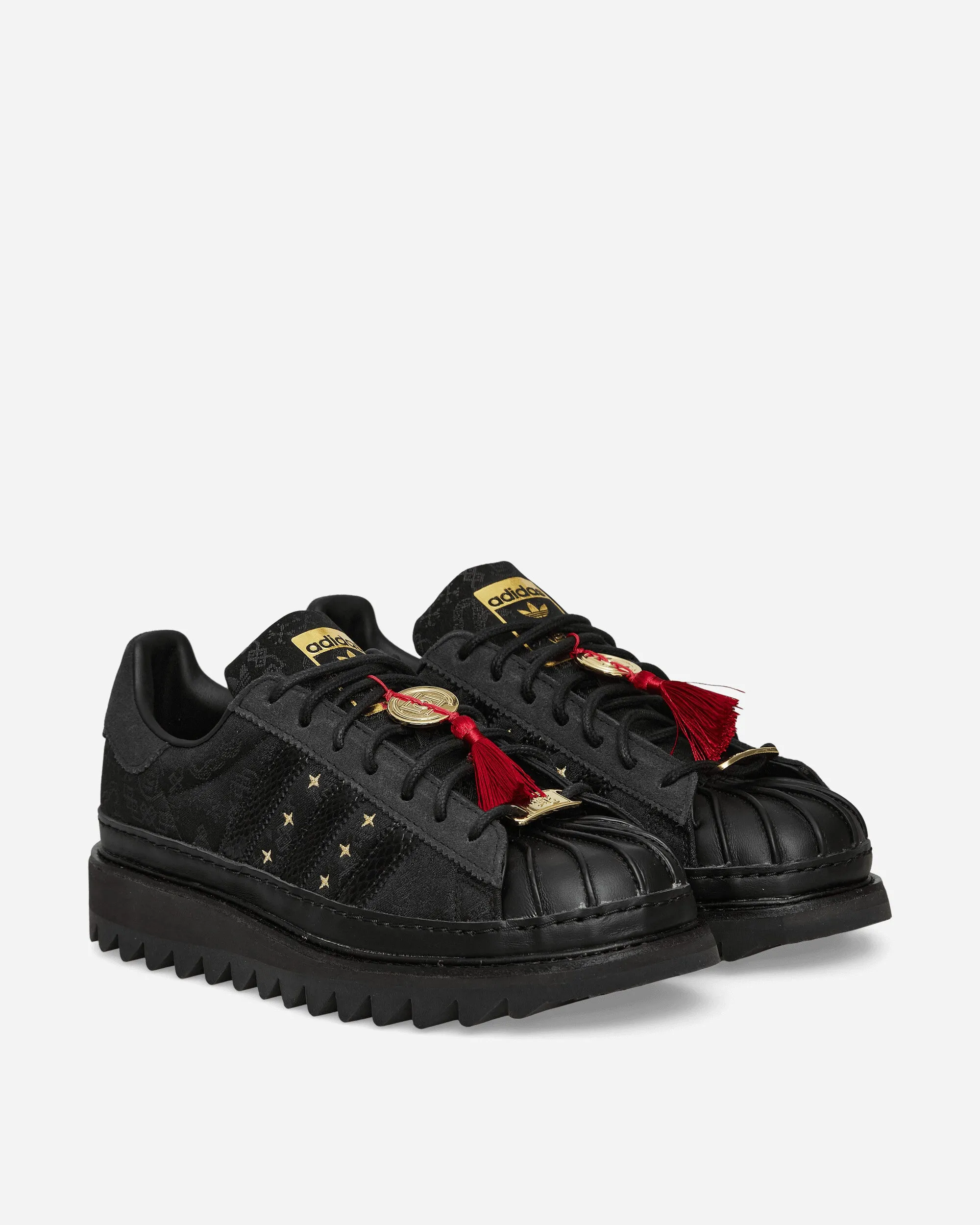 CLOT By Edison Chen Superstar Sneakers Core Black