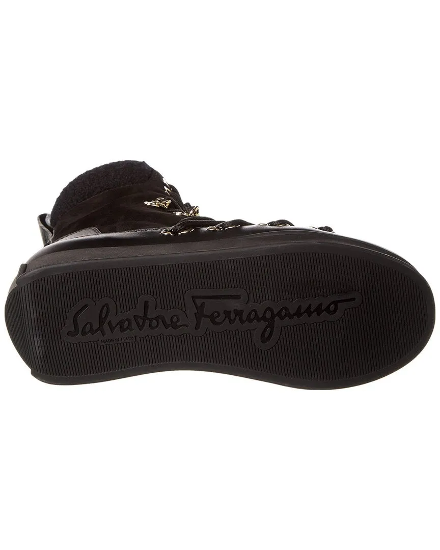 Ferragamo Suede & Leather Boot