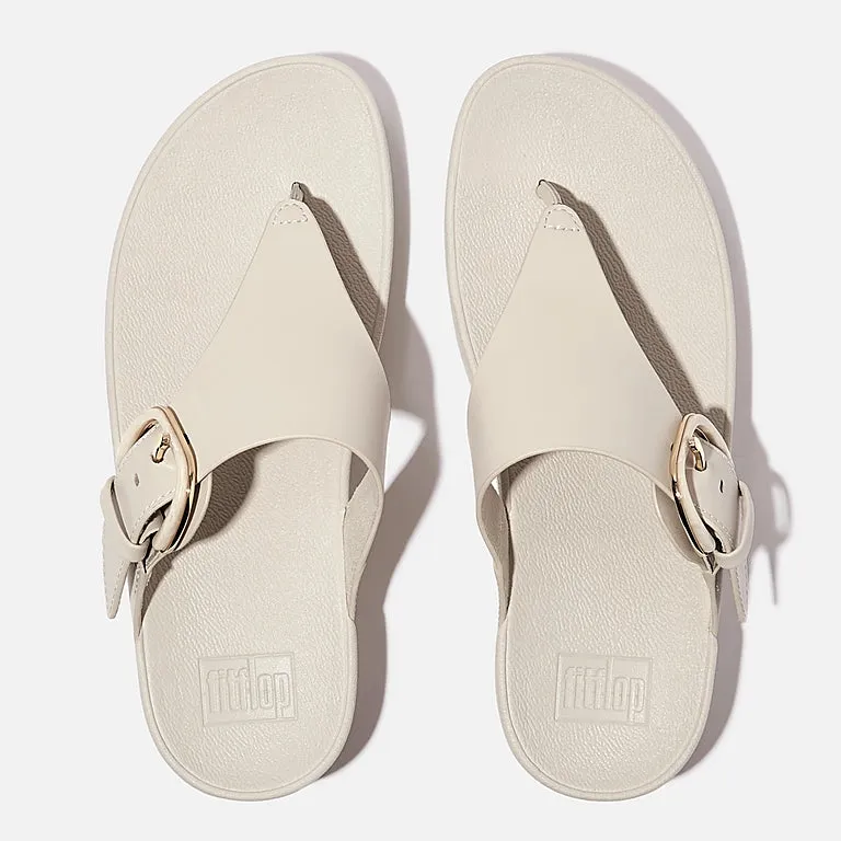 FITFLOP LULU RESIN BUCKLE - OFF-WHITE