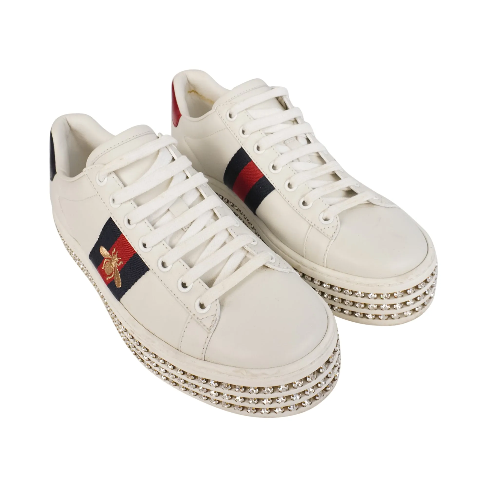 Gucci 'Ace' Platform Sneakers - Women's 37.5