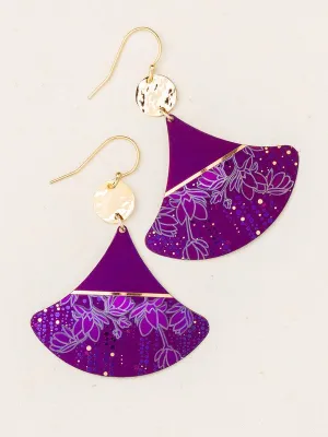 Holly Yashi Delia Earrings - Plum