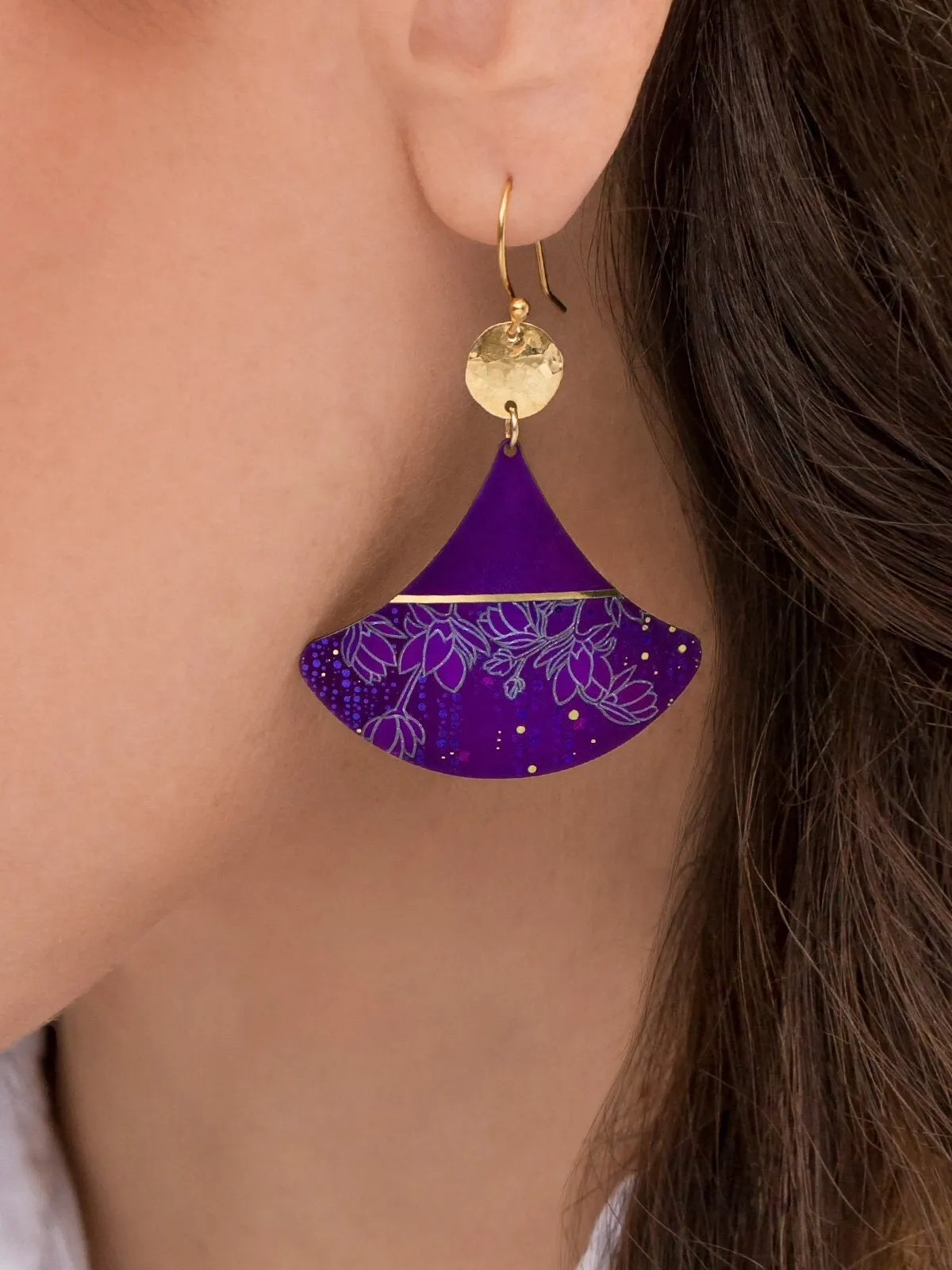 Holly Yashi Delia Earrings - Plum