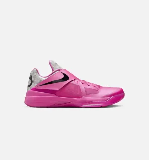 KD IV Aunt Pearl Mens Lifestyle Shoe - Pinkfire 2/Black/Metallic Silver