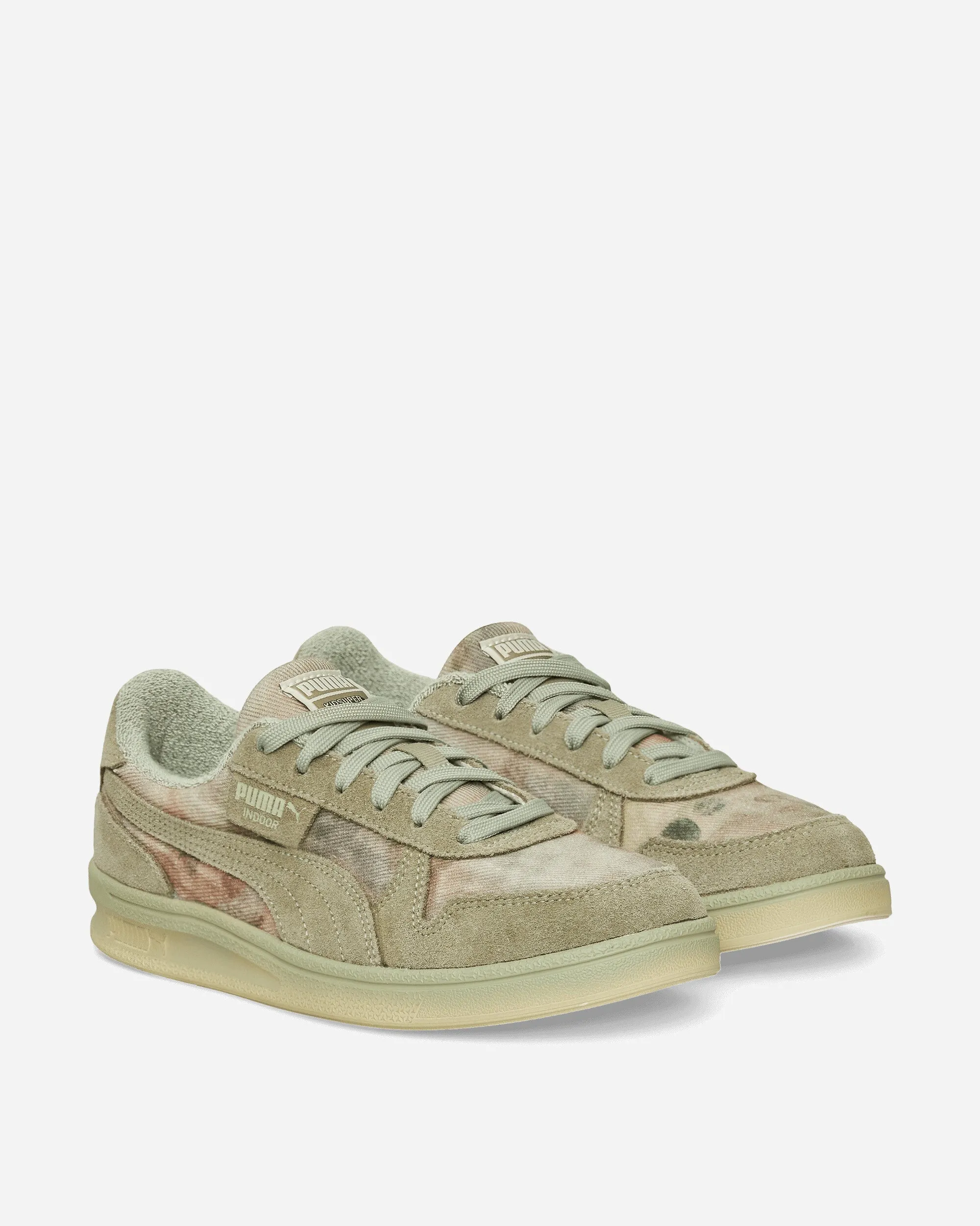 KidSuper Indoor Distressed Sneakers Khaki