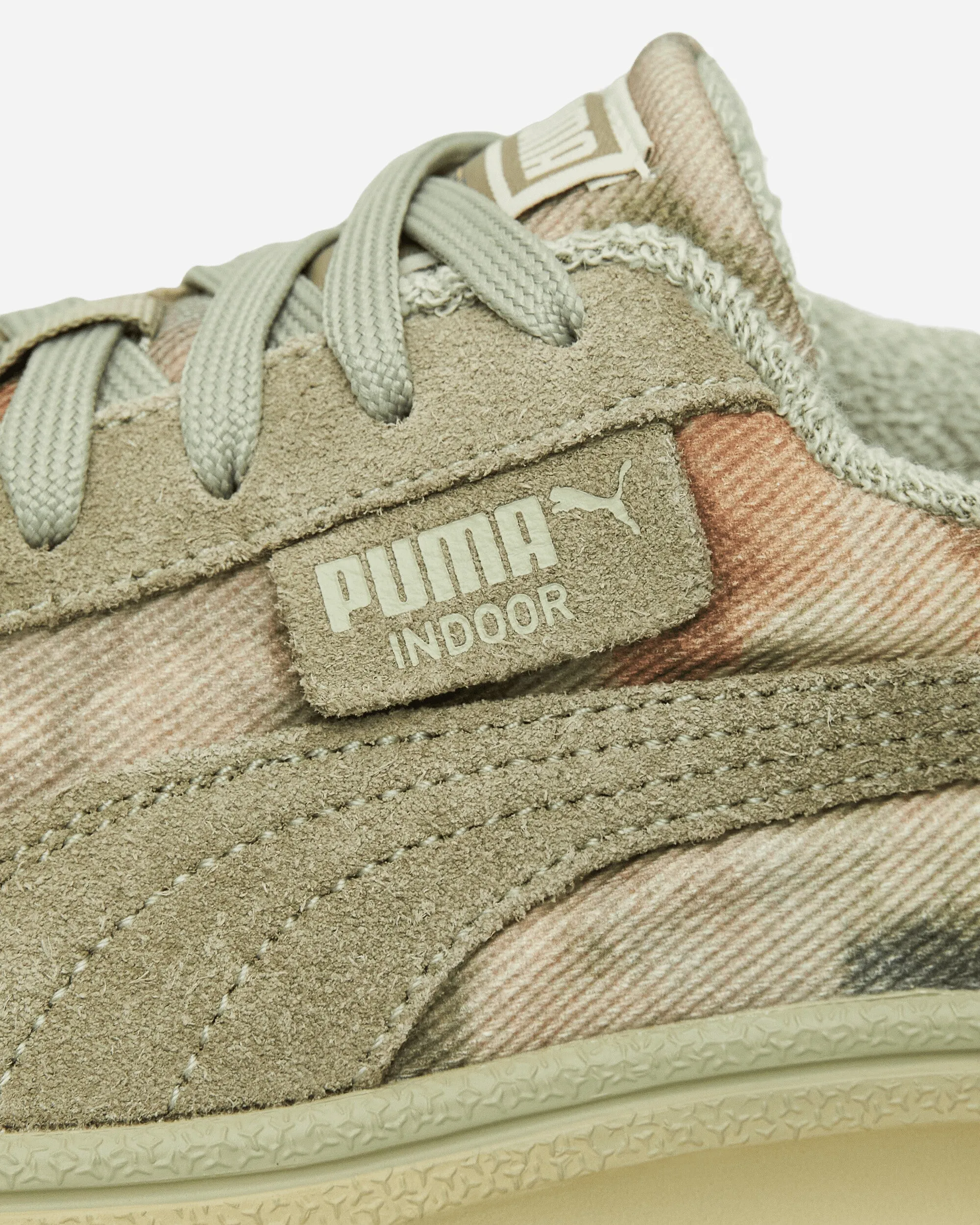 KidSuper Indoor Distressed Sneakers Khaki