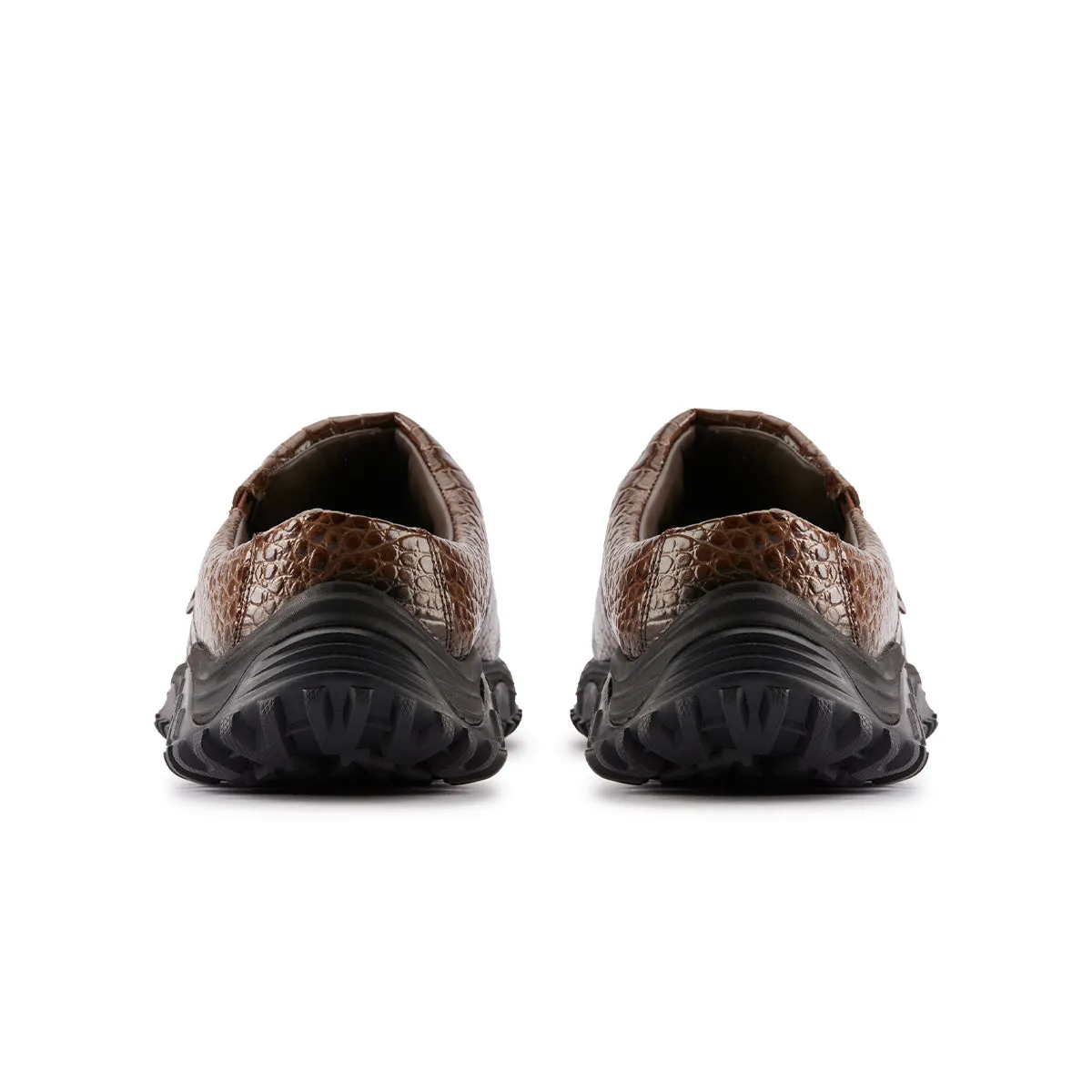   Martine rose CUR Clog 1 'Brown Croc Leather'