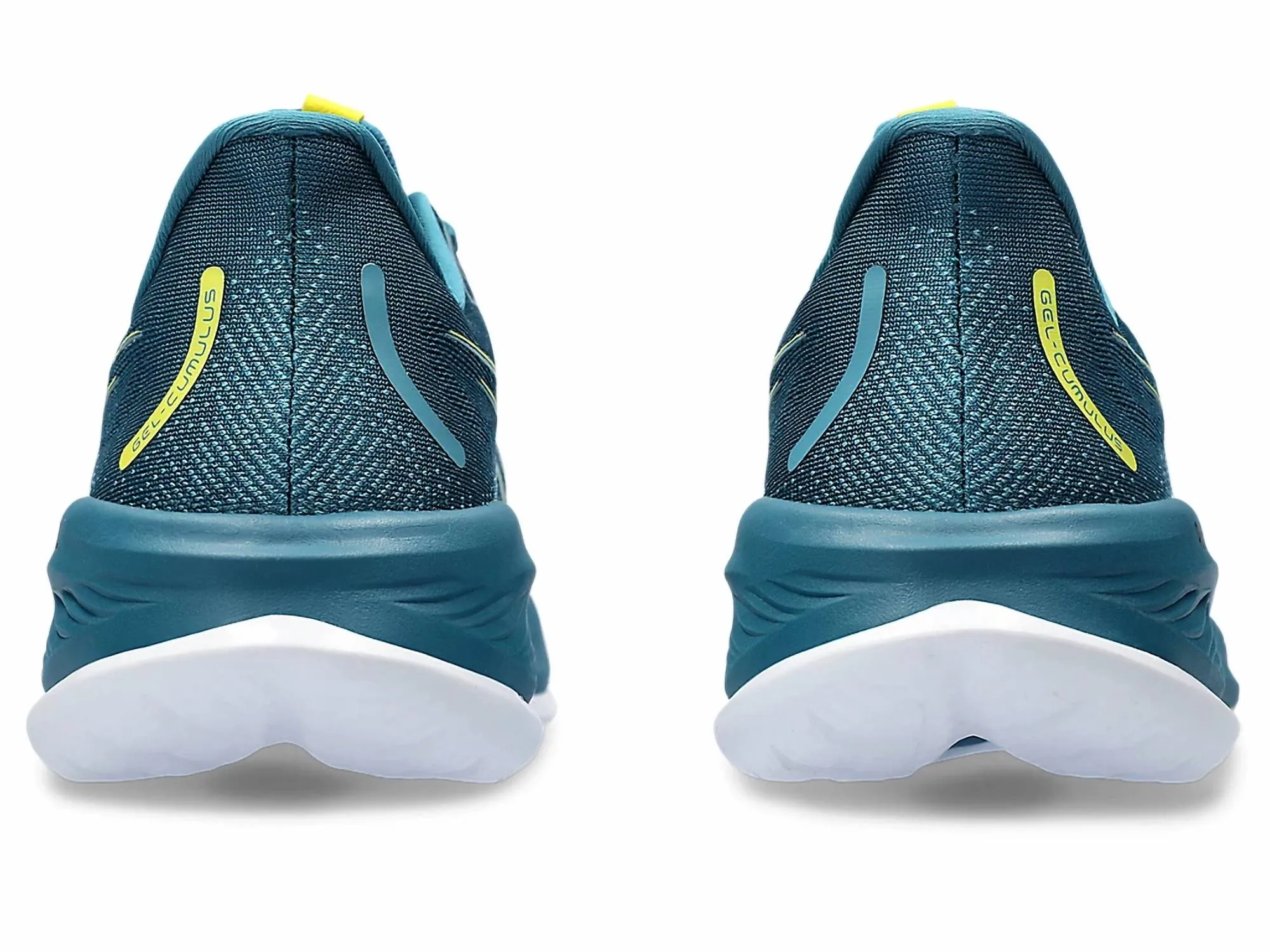 Men's Gel-Cumulus 26 Running Shoes - Wide In Evening Teal/bright Yellow