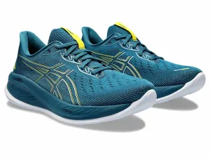 Men's Gel-Cumulus 26 Running Shoes - Wide In Evening Teal/bright Yellow