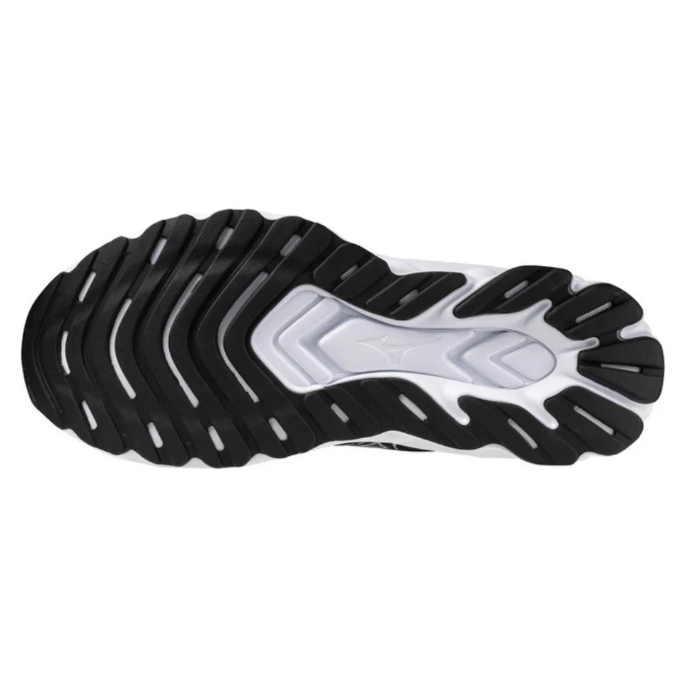 Mizuno Men's Wave Skyrise 6 Running Shoes in Black/White/Blue Pace SS25