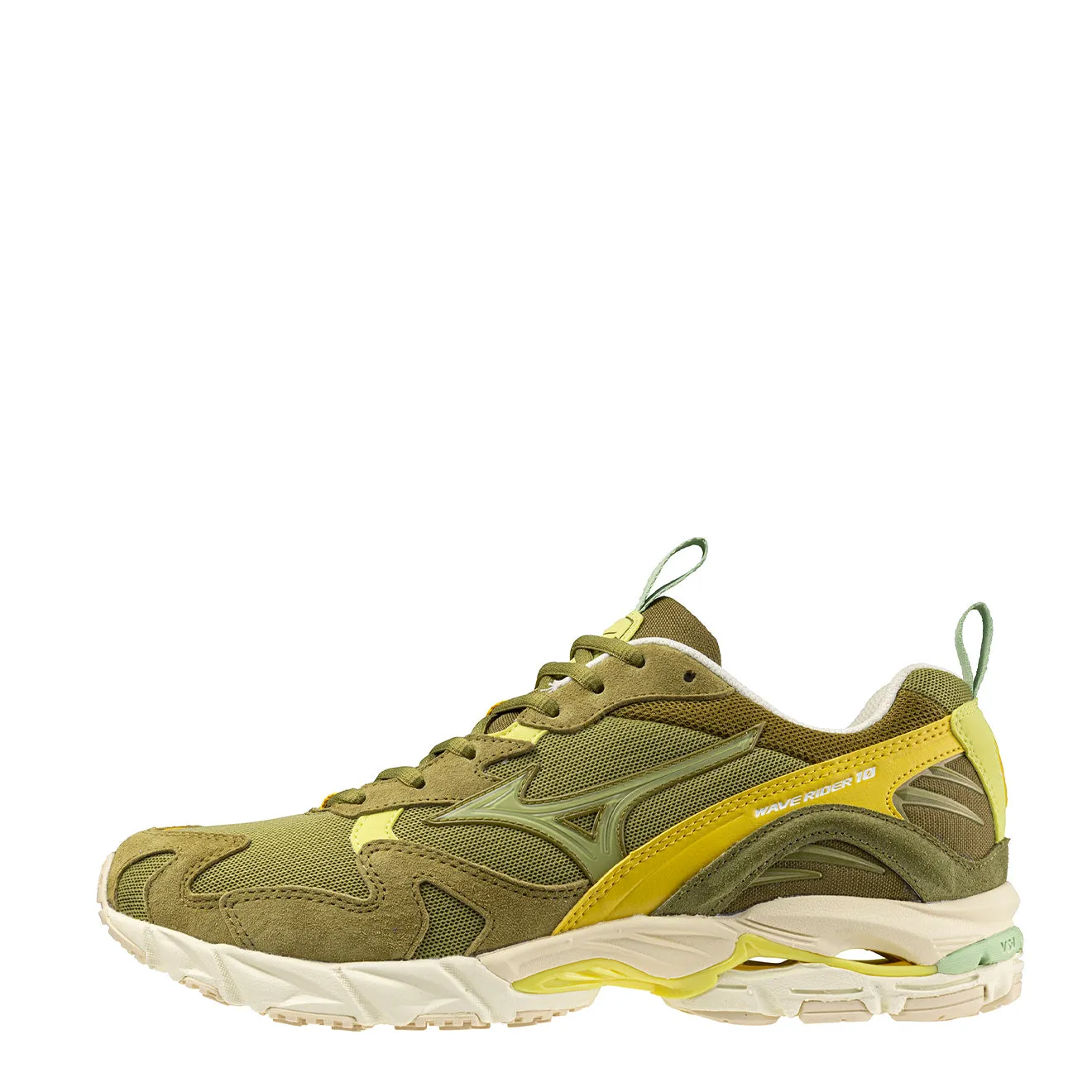Mizuno Wave Rider 10 Premium Trainers Olive Drab / Cedar / Cedar