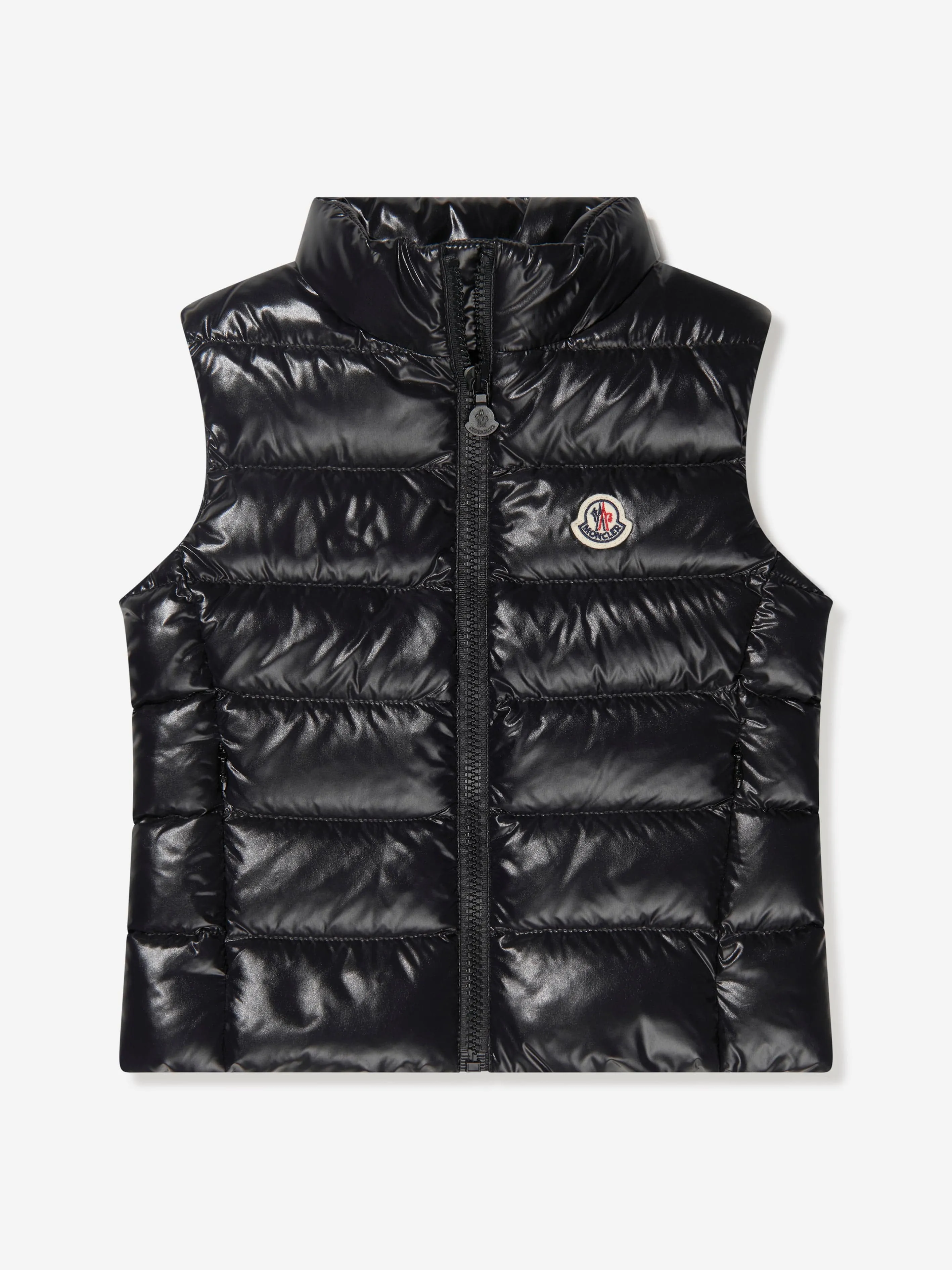 Moncler Enfant Girls Down Padded Ghany Gilet in Black