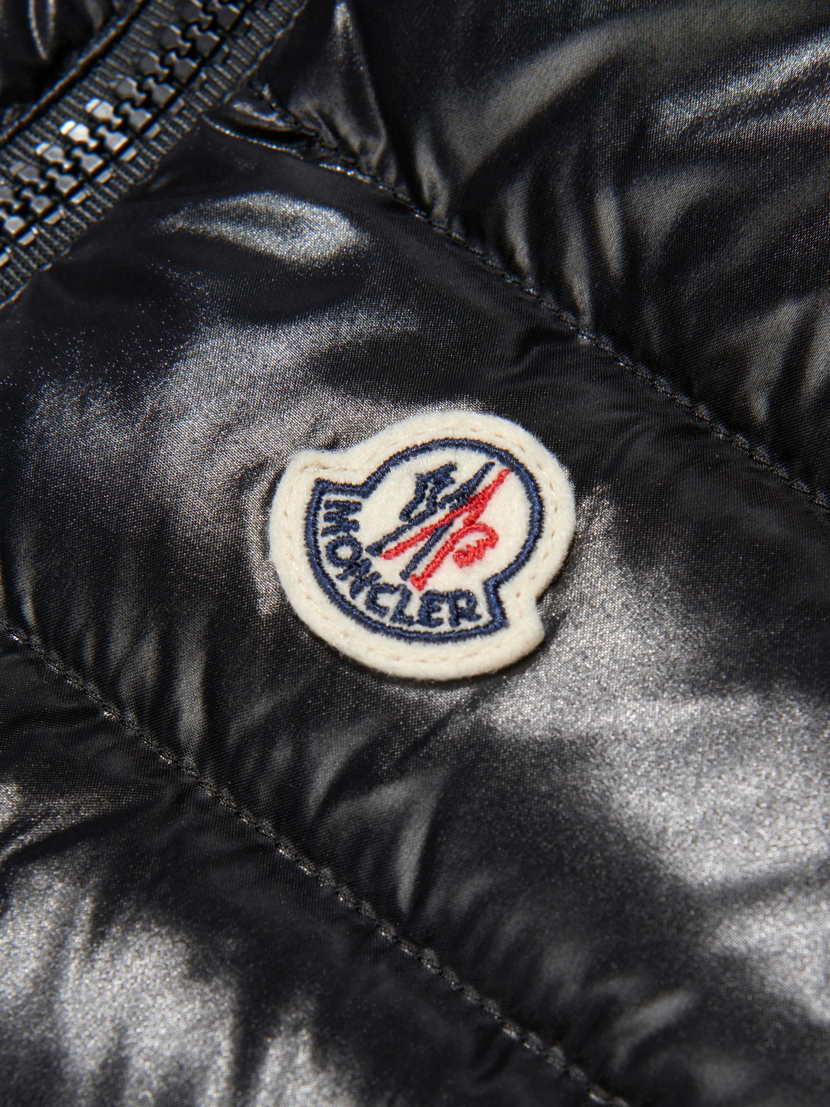 Moncler Enfant Girls Down Padded Ghany Gilet in Black