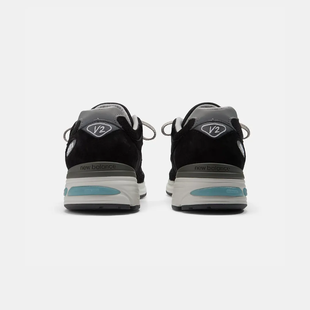 New Balance Made In UK 991v2 Black Smoked Pearl & Silver