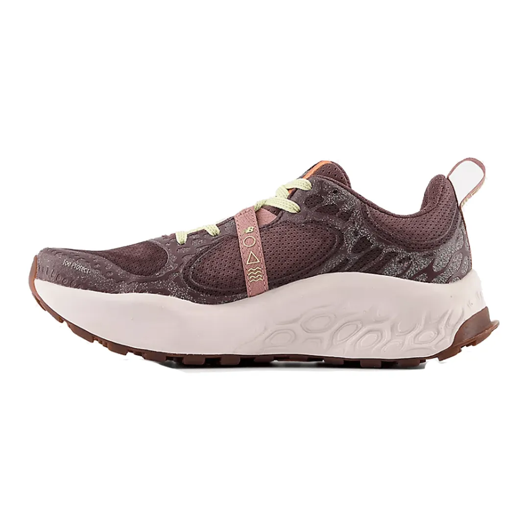 New Balance Women's Fresh Foam X Hierro v8 Trail Running Shoes in Licorice/Gulf Red/Pink Granite SS24