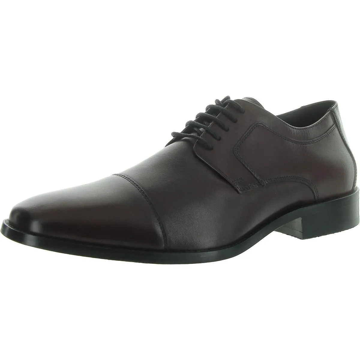 Novick Mens Leather Plain Derby Shoes