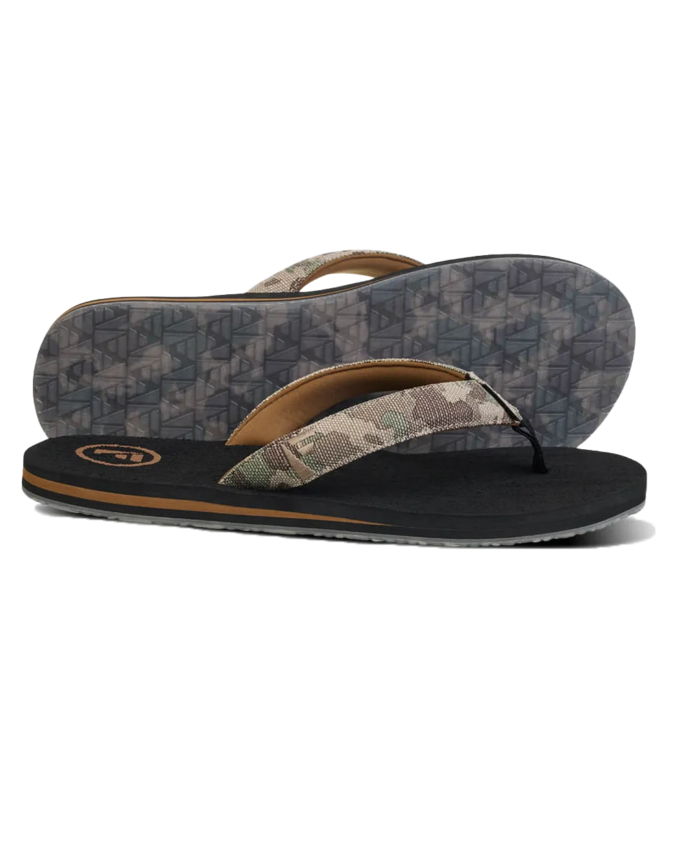 Pampa Artist Series Flip Flops in Black