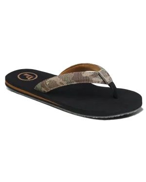 Pampa Artist Series Flip Flops in Black