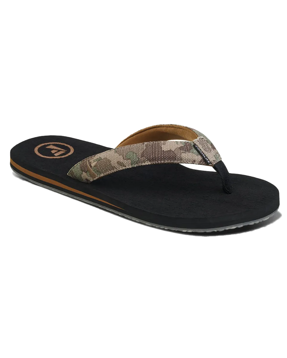 Pampa Artist Series Flip Flops in Black