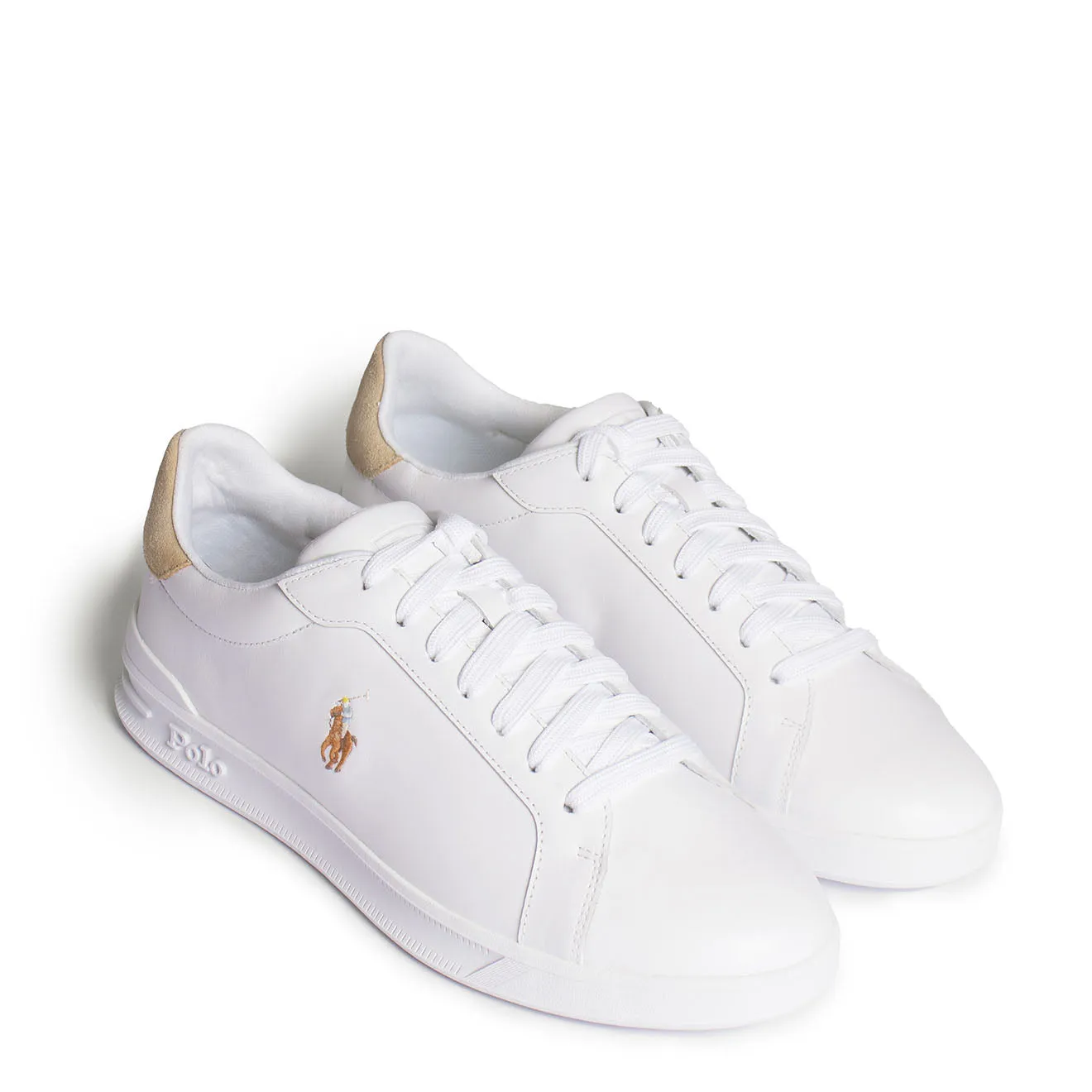 Polo Ralph Lauren Heritage Court Trainer White / Bone