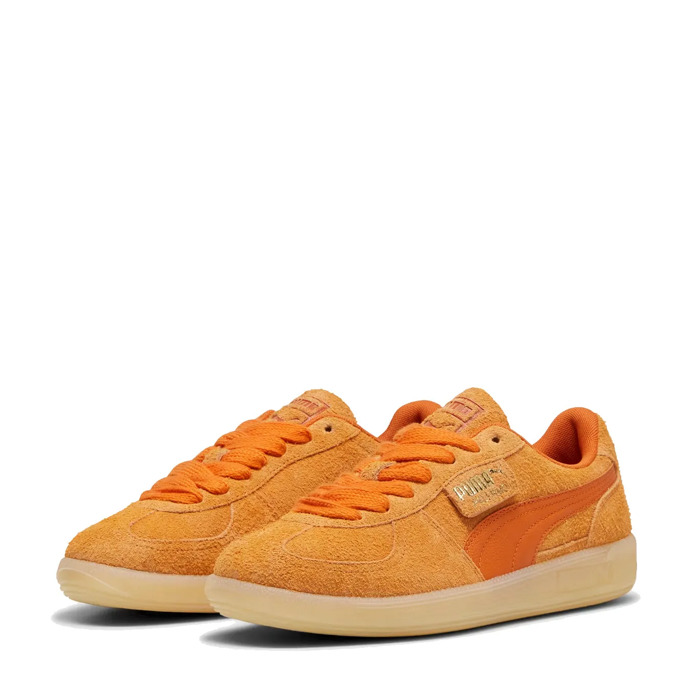 Puma Palermo Hairy Sneakers Bright Melon / Maple Syrup