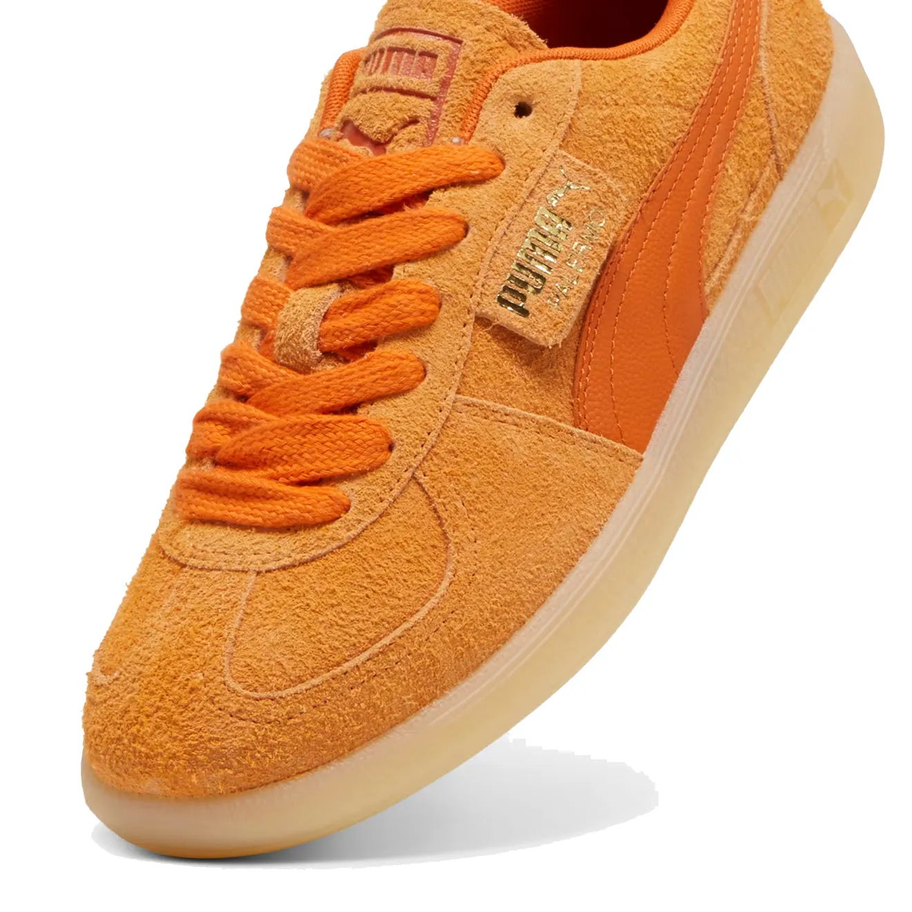 Puma Palermo Hairy Sneakers Bright Melon / Maple Syrup