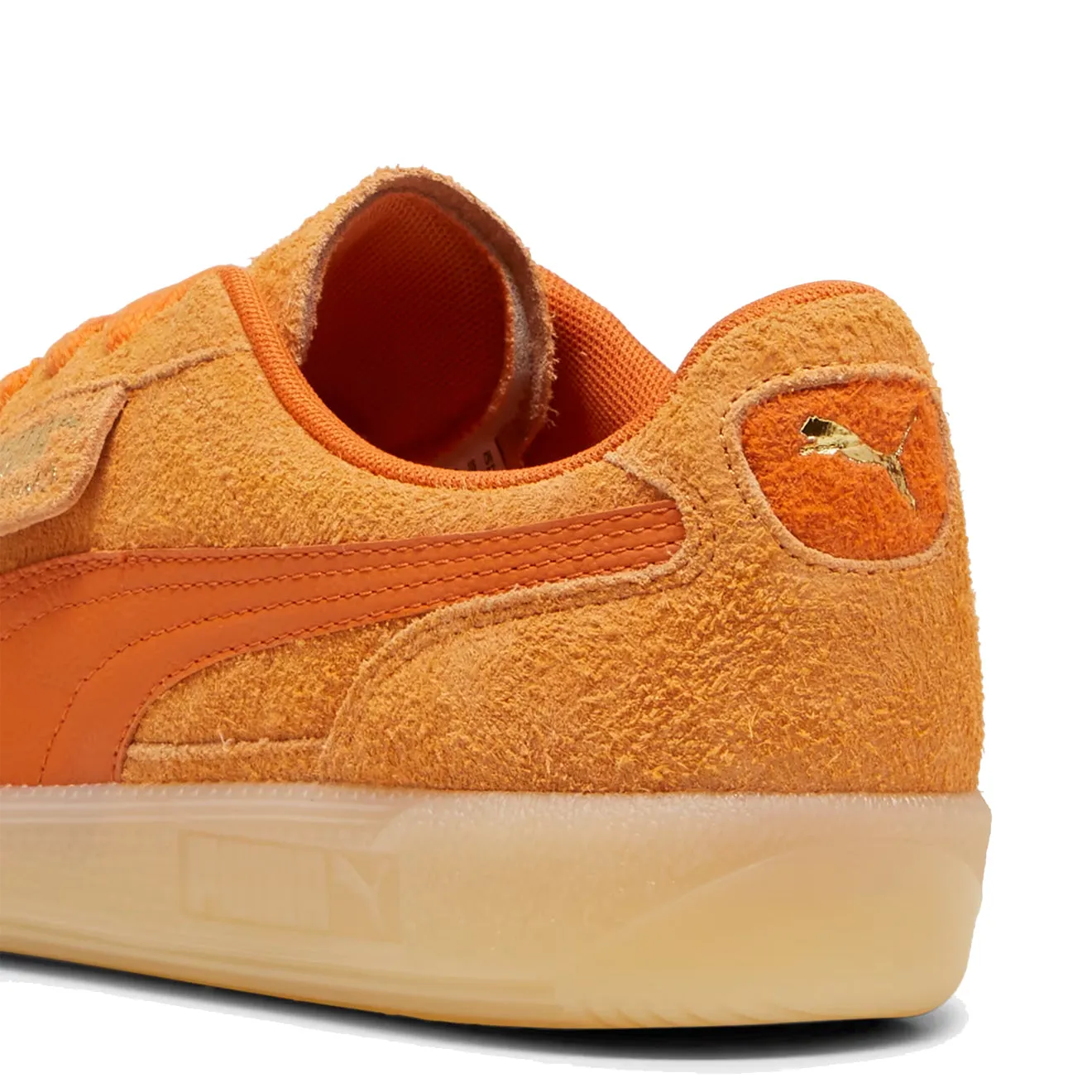 Puma Palermo Hairy Sneakers Bright Melon / Maple Syrup