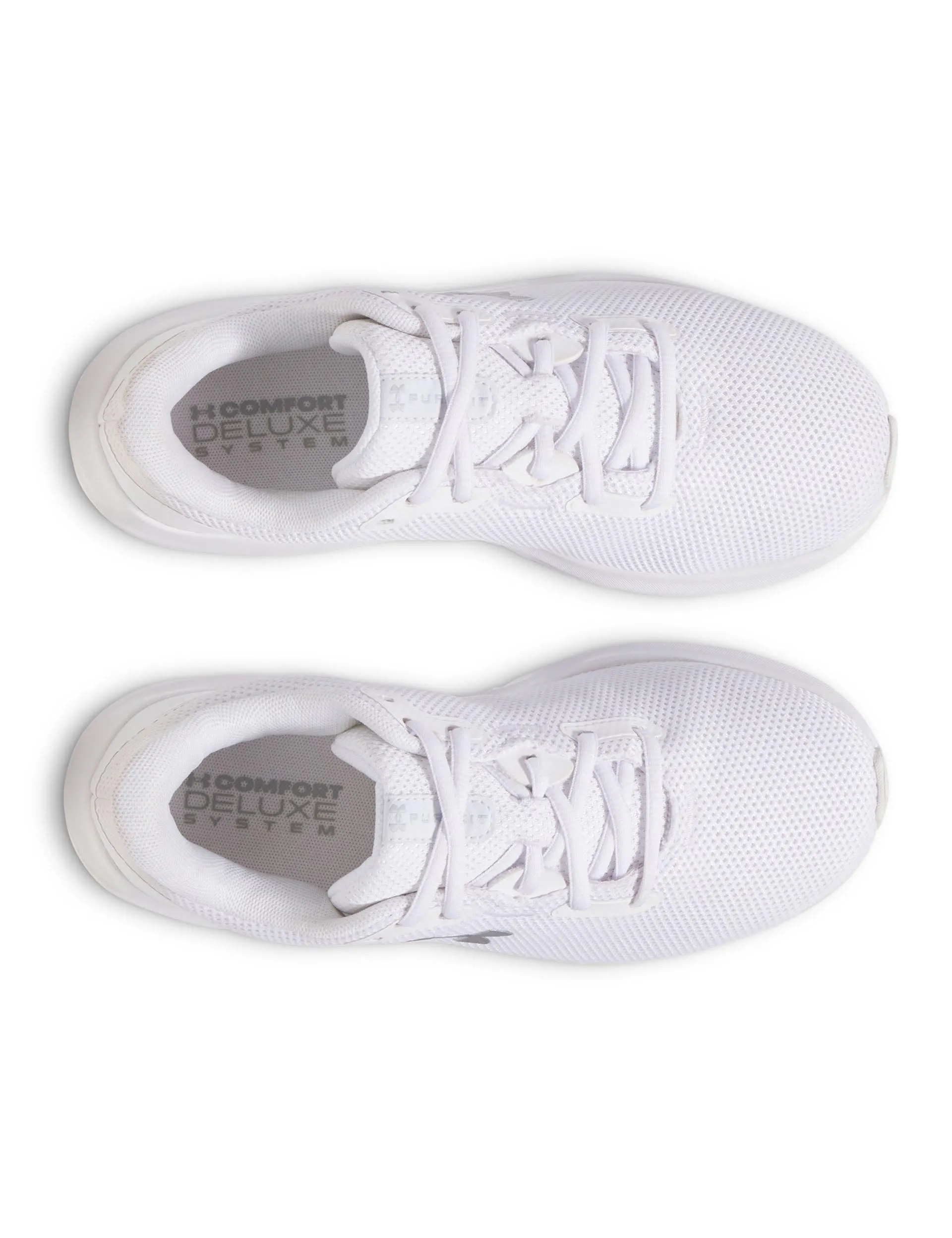 Pursuit 4 Running Shoes - White/Metallic Silver