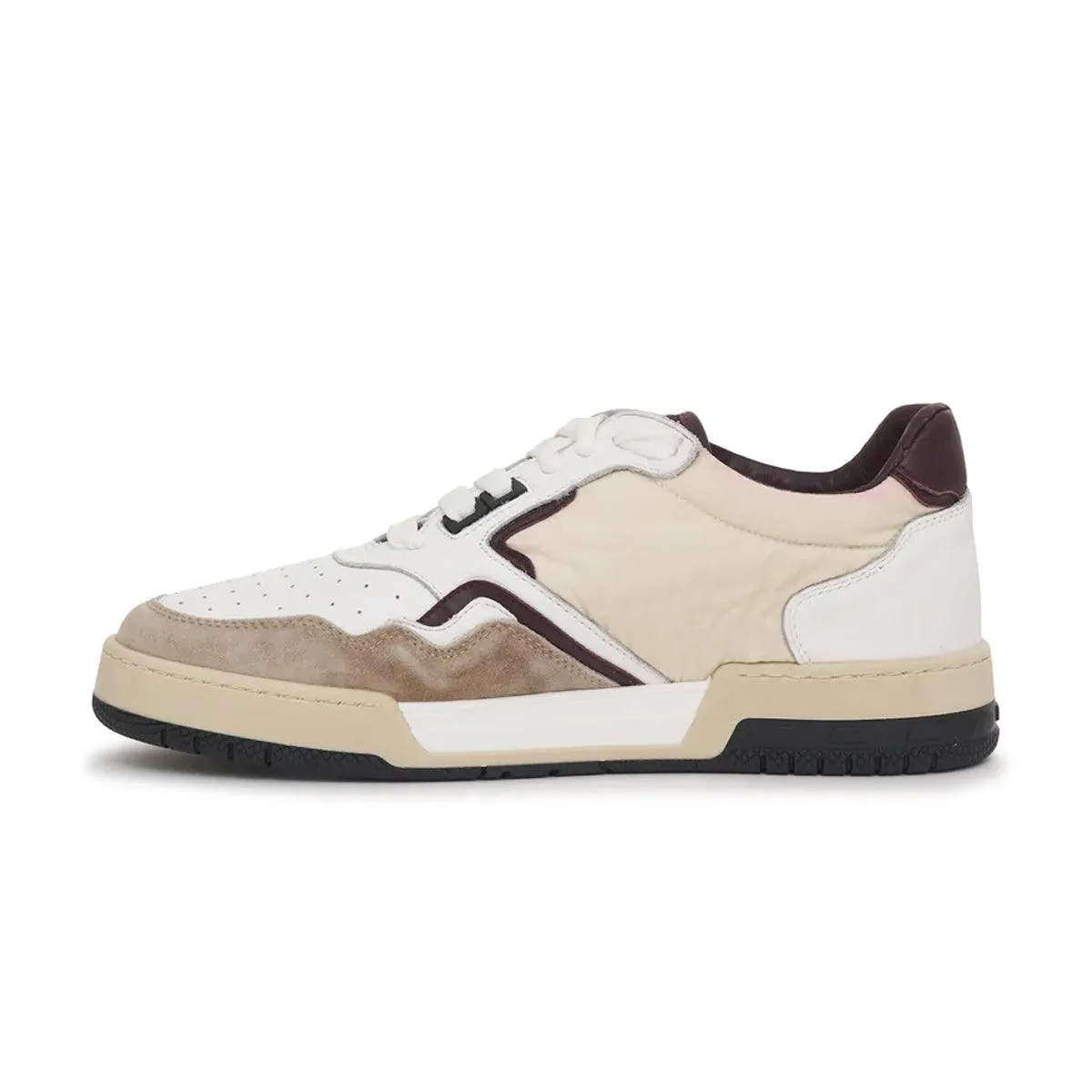 Racing Sneaker 'White Maroon'
