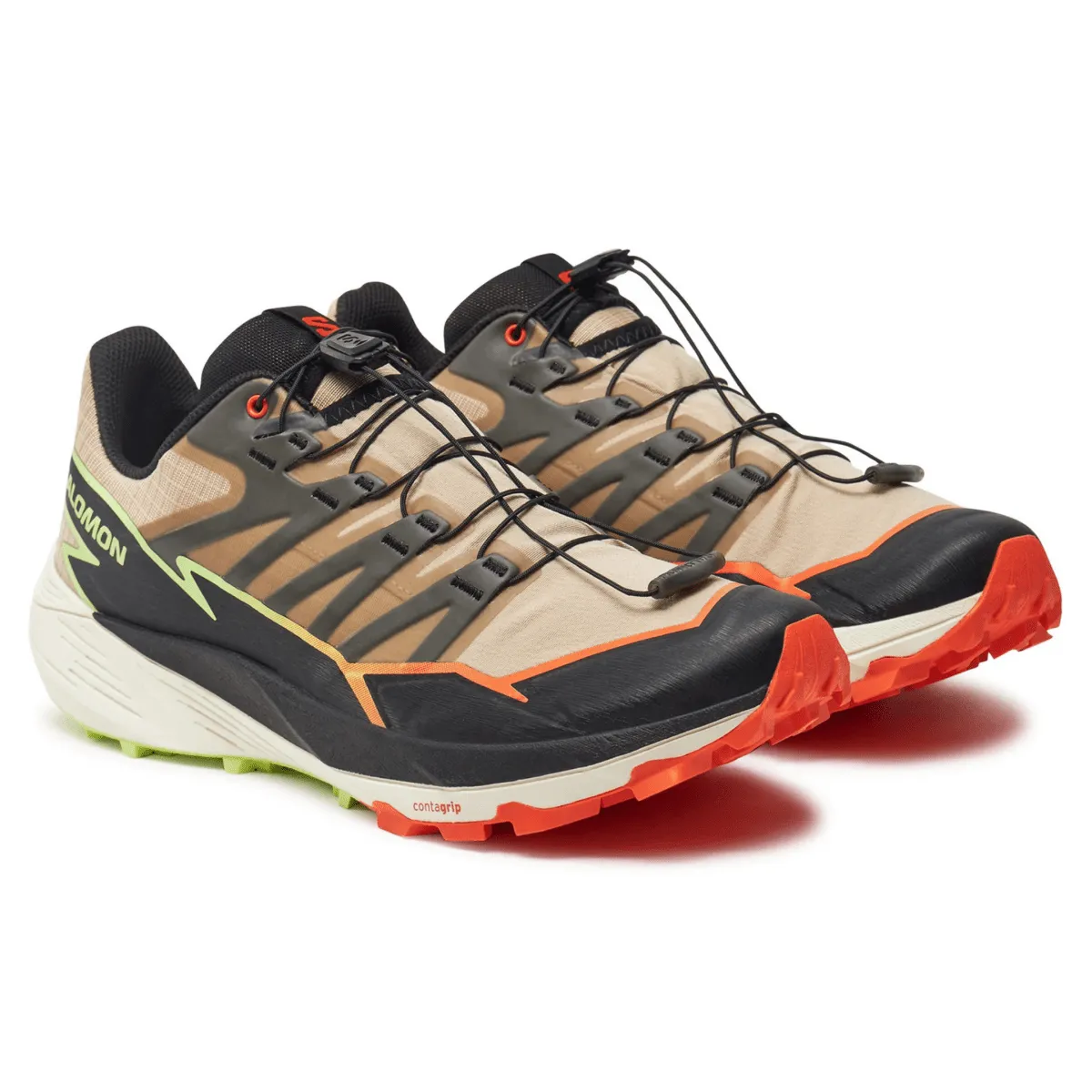 Salomon Men's Thundercross Safari/Red Orange/Sharp Green