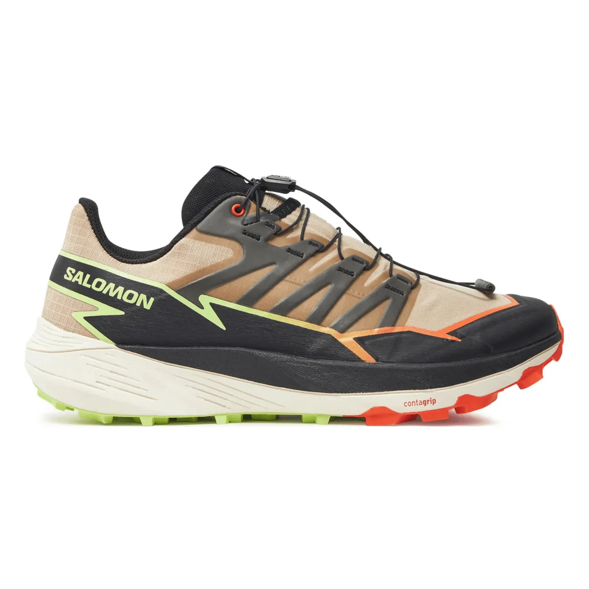 Salomon Men's Thundercross Safari/Red Orange/Sharp Green