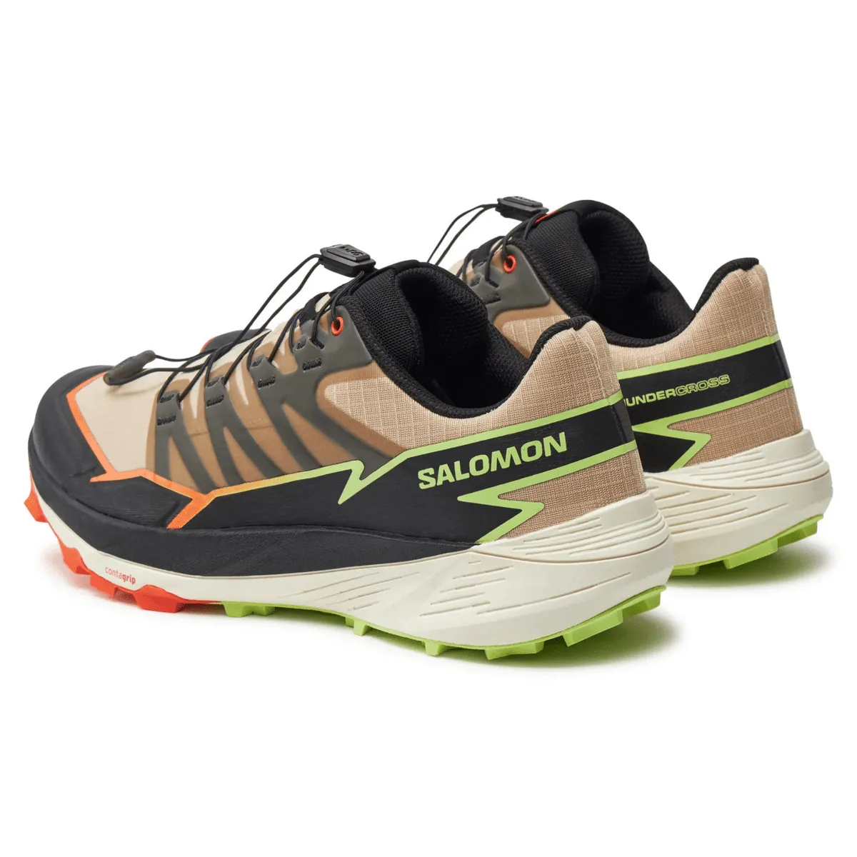 Salomon Men's Thundercross Safari/Red Orange/Sharp Green