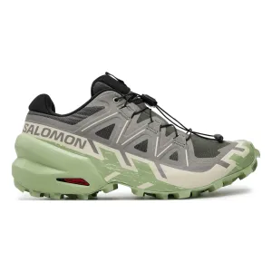 Salomon Women's Speedcross 6 Castlerock/Vanilla Ice/Smoke Green